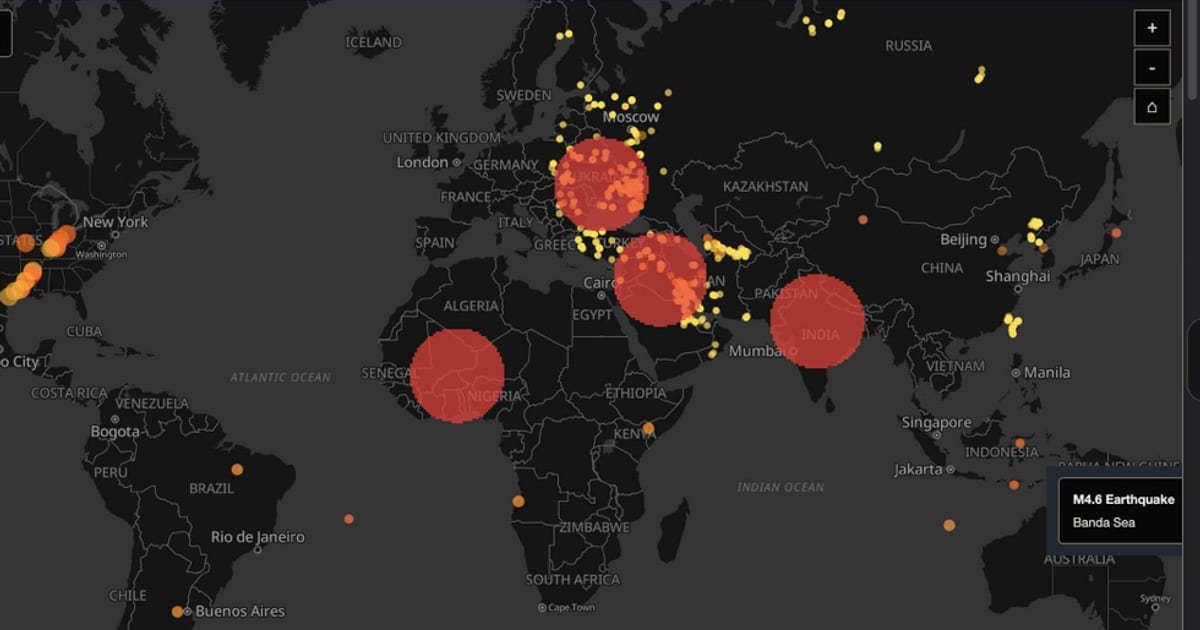 Earthquake, Fire, Flood: Real-Time Natural Disaster Monitoring for Traders